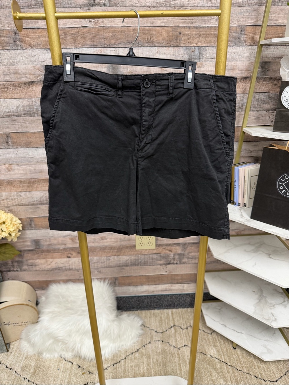 Sanctuary Black Cotton Casual Shorts 31